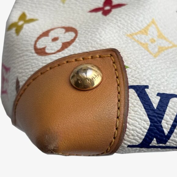 Louis Vuitton X Murakami White Monogram 2005 Vintage Audra Bag - Picture 8 of 9